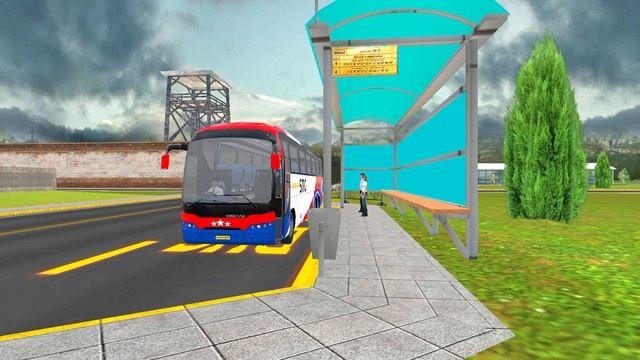 Bus Simulator 3D for Android - iOS - Gameplay in Android phone смотреть онлайн