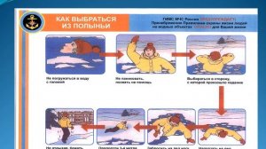 Правила безопасности на водных объектах в зимний период