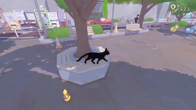 Маленький Черный Котик #4 Утята и огурец в Little Kitty, Big City на Пурумчата
