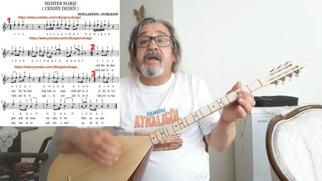 SOLFEJ MEHTER MARŞI CEDDİN DEDEN KISA SAP BAĞLAMA EKLEYEN SURGEON