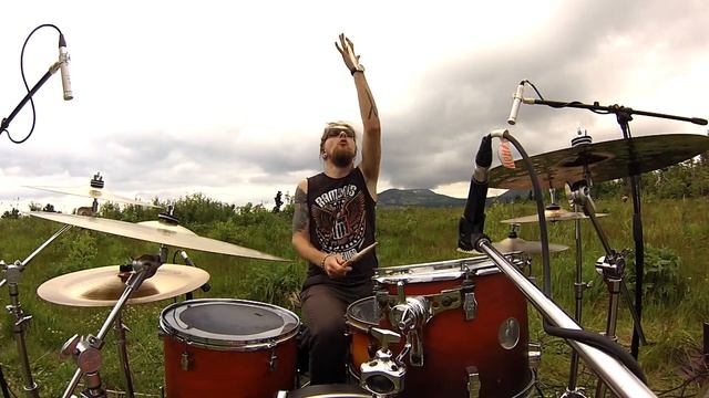 SATURN V TRET'EM DOME feat  Volchya Yagoda - Broken stones of Hiroshima (Stanislav Volkov drumcam)