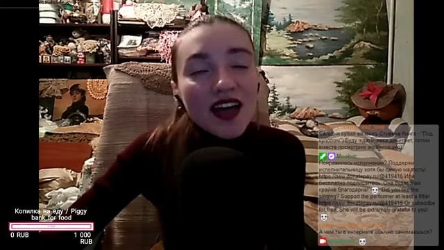 [RU/EN] Творческая девушка поет хорошие песни и общается с Вами на разные темы. смотреть онлайн