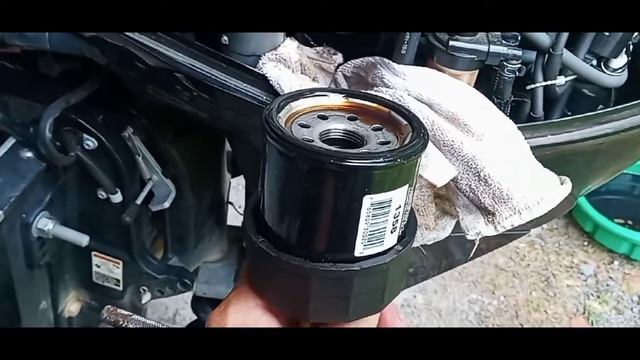 2013 Mercury 25 hp EFI Oil and Filter change смотреть онлайн