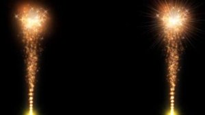 Футаж Фонтан фейерверк 2