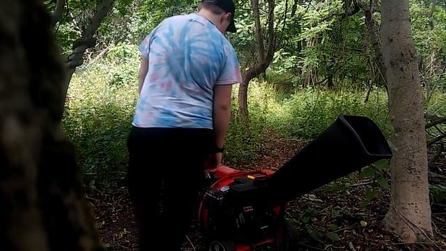Yard machines: Woodchipper review (turn on captions for something stupid) смотреть онлайн