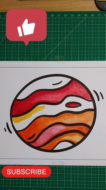 mewarnai gambar planet jupiter