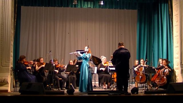 E. Magalif SERENITY for Flute with Strings & Piano [Svetlana Balakina, Fl]