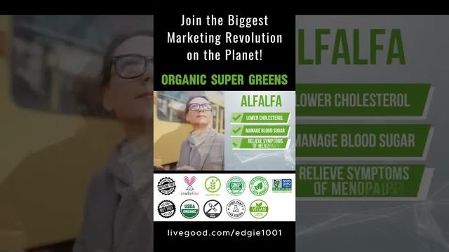 ORGANIC SUPER GREENS by LIVEGOOD смотреть онлайн