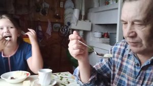 Обед у родителей в Березнике . 2022 год