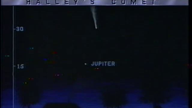 Halley's Comet - interview with Mark Trotter 1986 смотреть онлайн