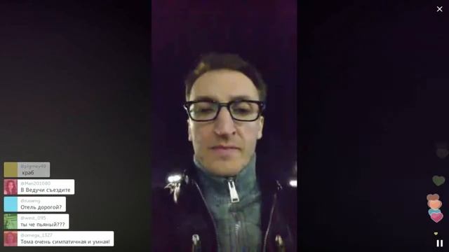 Прогулка по вечернему Грозному / Перископ Носатого очкарика 2016 на TopPeriscope.Ru