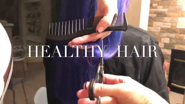 “COSMOS HAIR” - BLUE & PURPLE смотреть онлайн