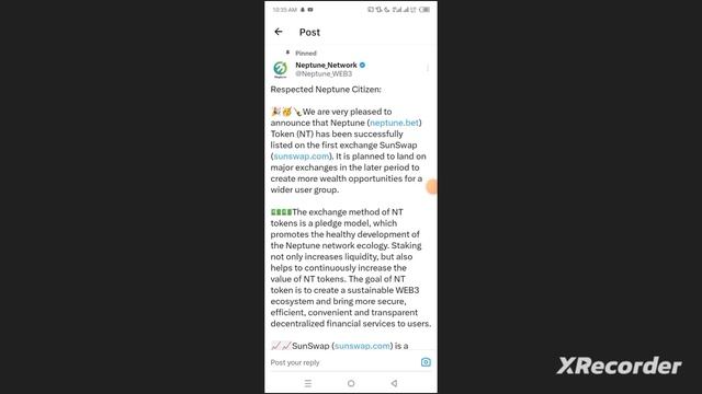 🔥Neptune Network Good News || Listing Sunswap Exchange 0.26$ || Watch this complete video