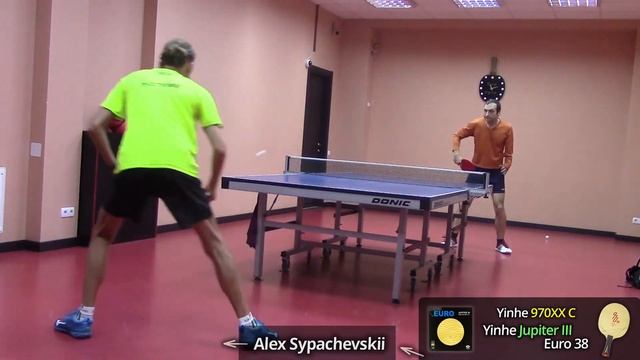 YINHE (Milkyway) JUPITER 2 & 3 REVIEW rubber series ALL DEGREE compare which hardness to pick test смотреть онлайн