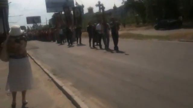 Северодонецк,крестный ход. смотреть онлайн