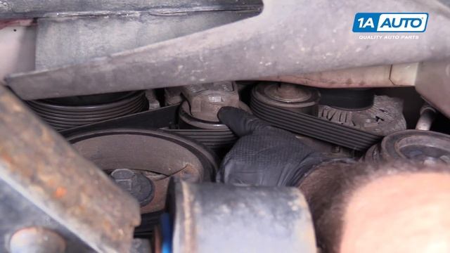 How to Replace Serpentine Belt 09-13 Chevy Traverse смотреть онлайн