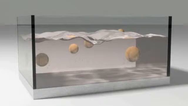 Ink stained water. PFlow experiments. 3ds Max 2010. смотреть онлайн