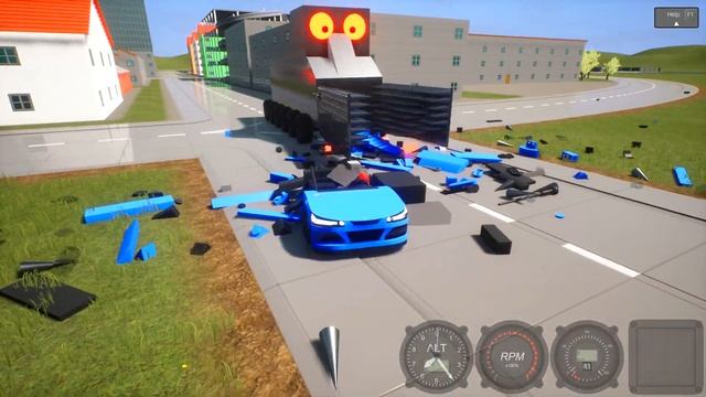 Epic Crash Lego Cars # 4! - Brick Rigs смотреть онлайн