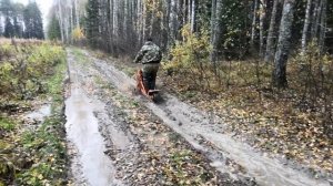 KBS MOTO 01 - Мотосамокат с передним приводом, складной