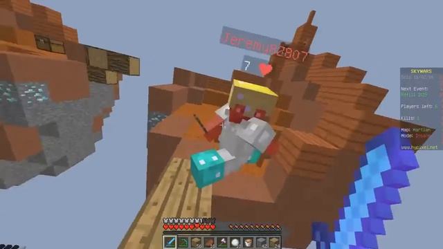 Играю в Skywars под музыку смотреть онлайн