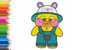 Как нарисовать Уточку Лалафанфан 🦆🌼🤩