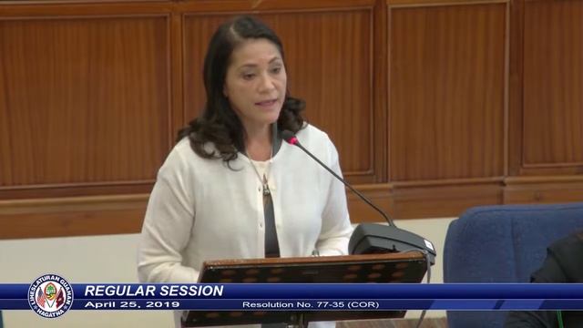 35th Guam Legislature Regular Session - April 25, 2019 10am смотреть онлайн