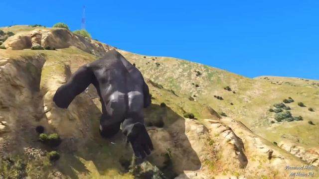 Godzilla Vs Kong Epic Fight Battle in Gta 5 in Telugu смотреть онлайн