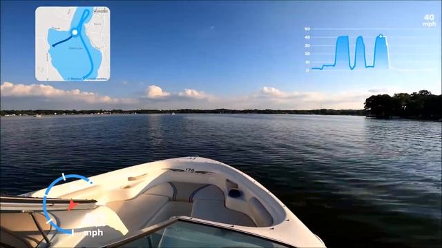 Top Speed on a 1996 Sea Ray 175 Outboard Bowrider 115 HP Mercury 2-Stroke w/ Turning Point Prop смотреть онлайн