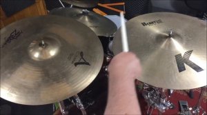 Zildjian K Heavy Ride 20" vs. Zildjian A Custom Ping Ride 20"