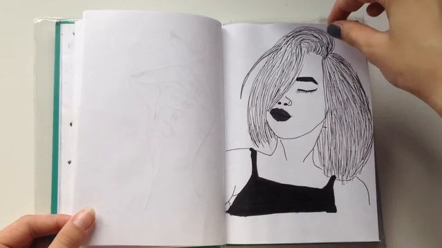 МОЙ СКЕТЧБУК/СМЭШБУК В СТИЛЕ TAMBLR смотреть онлайн