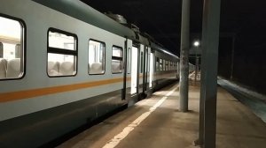 Электропоезд ЭП2Д-0100 ЦППК платформа Орудьево 25.01.2023