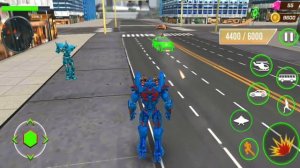 Bus Robot Car Transform War – Police Car Robot Games - UFO Robot game - Best Android Gameplay 2020