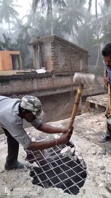 How to hammering building/ concrete building hammering #sates смотреть онлайн
