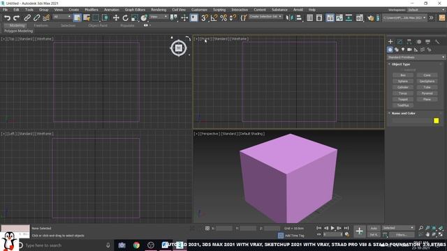 3ds Max 2021 Tutorial in tamil| unitsetup,floting window,viewport change