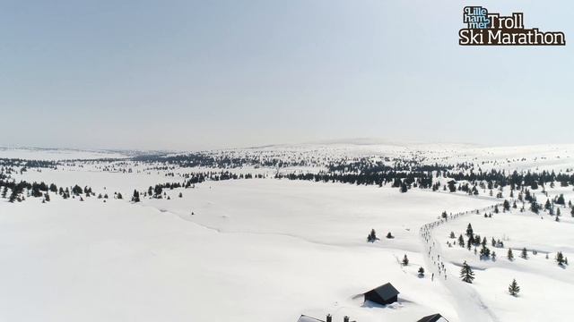 Lillehammer Troll Ski Marathon 2018 - kortdistansen 13 km Pellestova - Sjusjøen смотреть онлайн