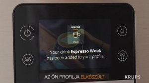 KRUPS Intuition Experience EA876D10 & Experience+ EA877D10 - Profil létrehozása és testreszabása