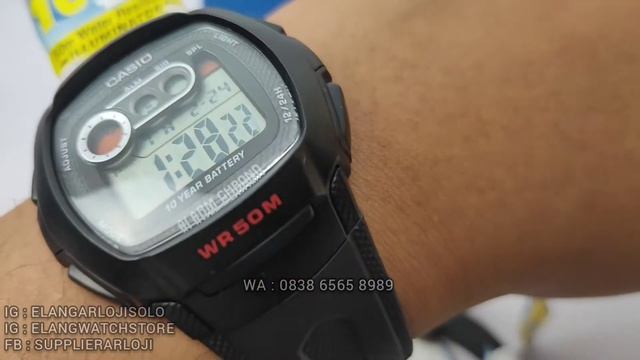 CASIO W 210 : JAM DIGITAL MURAH TERBARU (2021)