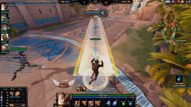 Smite gameplay 25: MercuryHermes - clash - This video is pain.