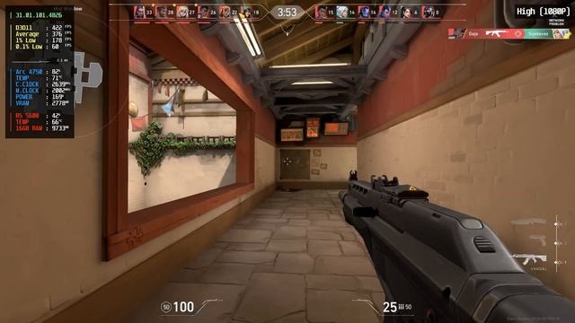 Intel Arc A750 - Valorant | DX11 | 1080P & 1440P смотреть онлайн