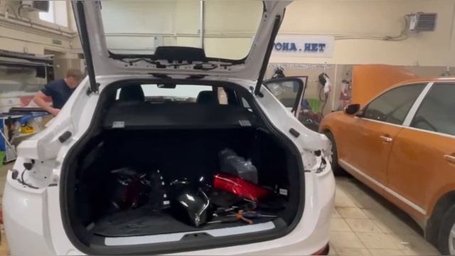 Полная оклейка пленкой Geely Tugella смотреть онлайн