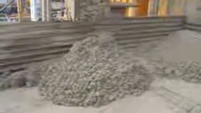 DEMO Austrag von ITE Zentrifugen - ITE Centrifuge Material Output