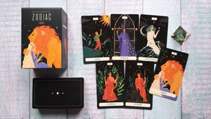 🌠 ОБЗОР красивой колоды НОВИНКИ "ZODIAC TAROT" 🌠🦁 "ТАРО ЗОДИАК" от U.S.GAMES 🌠