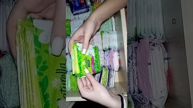 Моё хранение прокладок🤩/спустя долгое время/ смотреть онлайн