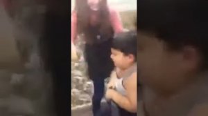 Мальчик ругаецца матами в парикмахерской