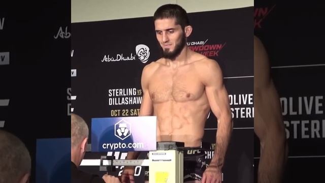 Ислам Махачев в весе и показал на весах 701 кг MMA islammakhachev
