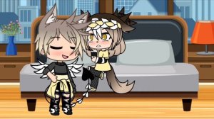 •Наша жизнь+челлендж 24 часа в одной комнате с парнем•Gacha Life•
