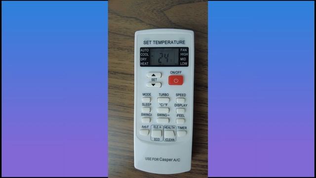 Cách hẹn giờ tắtmở - Tắt hẹn giờ máy lạnh điều hòa CASPER CŨ