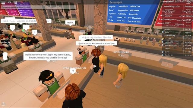 ROBLOX TROLLING #1 | FRAPPE CAFE