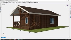 баня 9х6 в программе Housecreator1.3