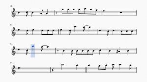 Три белых коня Е Крылатов Л Дербенёв Для альт саксофона_720p